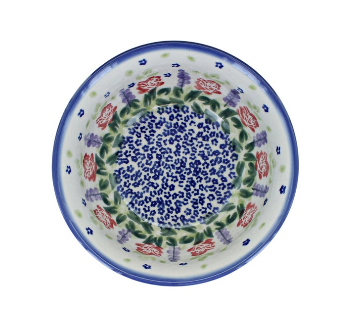 WR Unikat Roses Are Red Dining Plates & Bowls — Polish Pottery