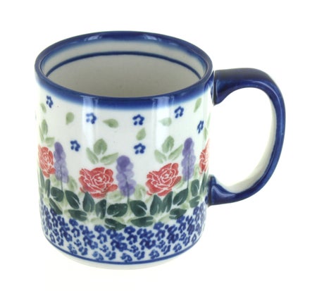 WR Unikat Roses Are Red Mug — Polish Pottery