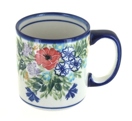 WR Unikat Summer Garden Mug — Polish Pottery