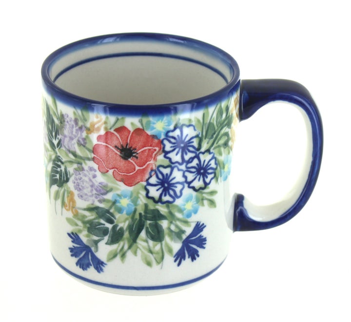 WR Unikat Summer Garden Mug — Polish Pottery