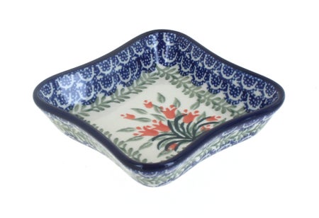 Ceramika Artystyczna Spring Tulip Petite Bowl/Dish — Polish Pottery