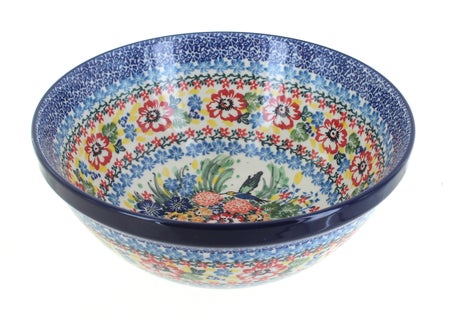 Ceramika Artystyczna Hummingbird Medium Serving Piece — Polish Pottery
