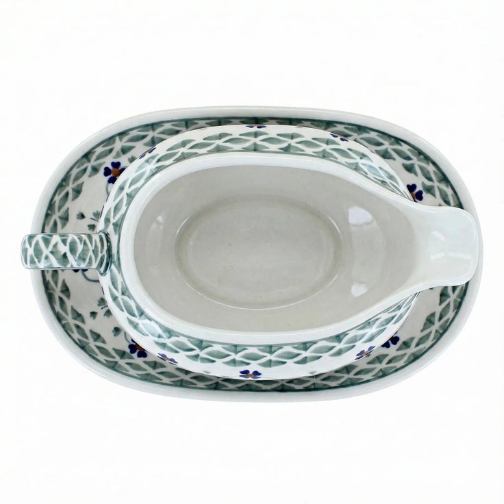 Detail image of Manufaktura Sage Floral Dining Accessories — Polish Pottery