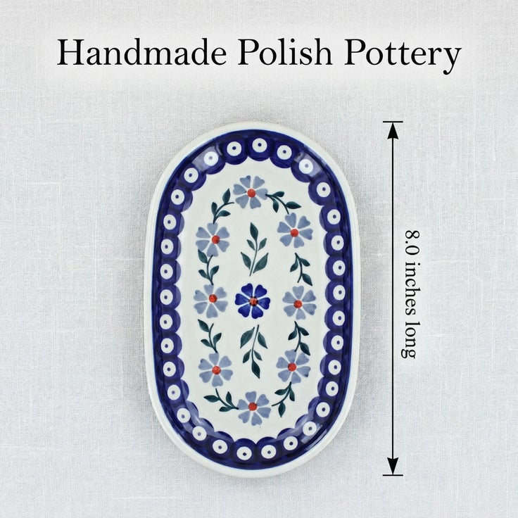 Detail image of Manufaktura Blue Violet Dining Accessories — Polish Pottery
