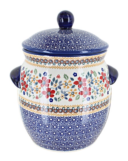 Manufaktura Garden Bouquet Counter Storage — Polish Pottery