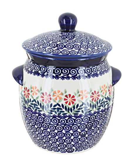 Manufaktura Garden Bouquet Counter Storage — Polish Pottery