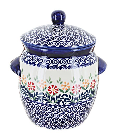 Manufaktura Garden Bouquet Counter Storage — Polish Pottery
