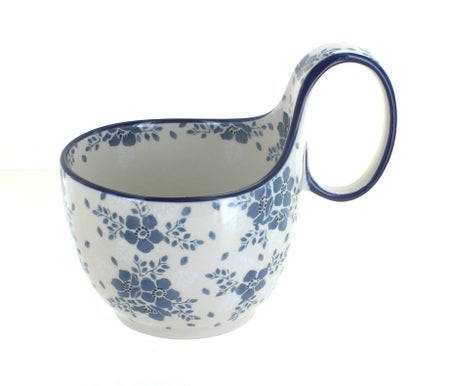 Ceramika Artystyczna Blue Fleur Dining Plates & Bowls — Polish Pottery