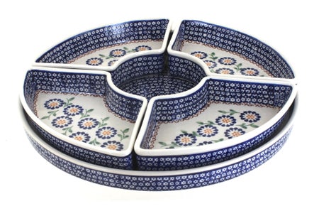 Manufaktura Peach Blossom Large Serving Piece — Polish Pottery