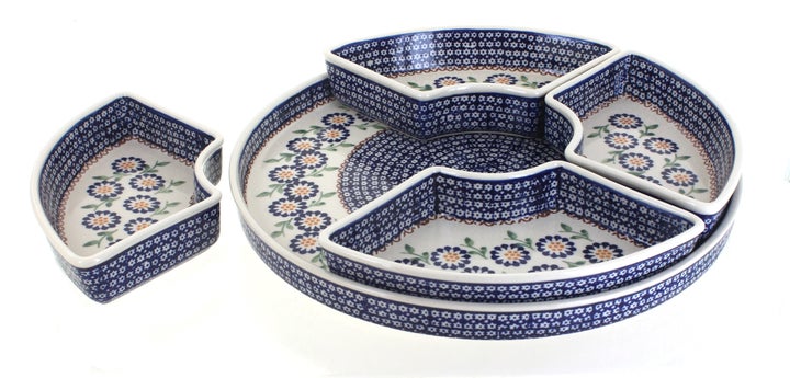 Manufaktura Peach Blossom Large Serving Piece — Polish Pottery