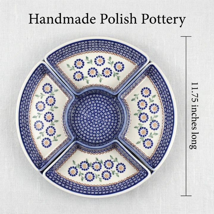 Manufaktura Peach Blossom Large Serving Piece — Polish Pottery