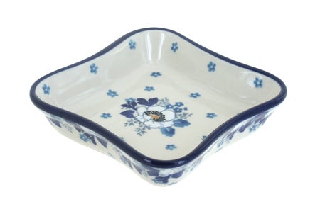 Ceramika Artystyczna Georgia Blue Petite Bowl/Dish — Polish Pottery