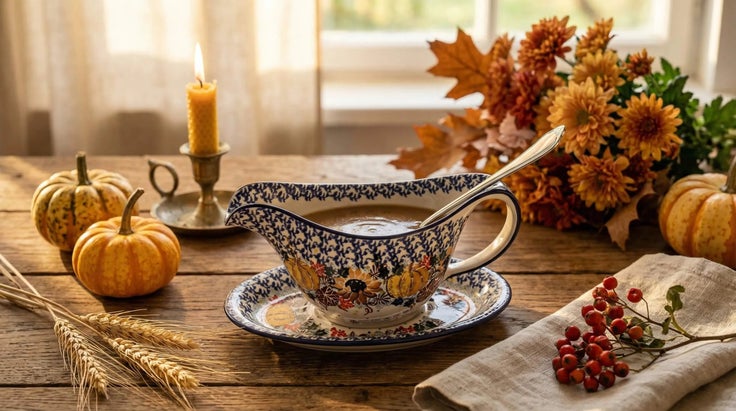 Detail image of Ceramika Artystyczna Harvest Bounty Dining Accessories — Polish Pottery