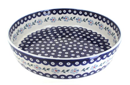 Manufaktura Blue Violet Large Bakeware — Polish Pottery