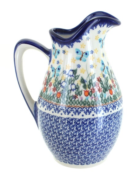 Vena Garden of Eden Pitcher — Polish Pottery