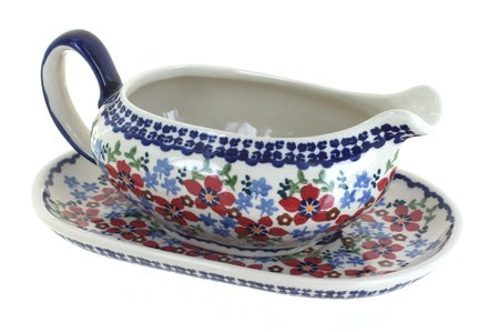 Manufaktura Red Poppy Dining Accessories — Polish Pottery