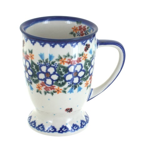 Vena Scarlett Mug — Polish Pottery