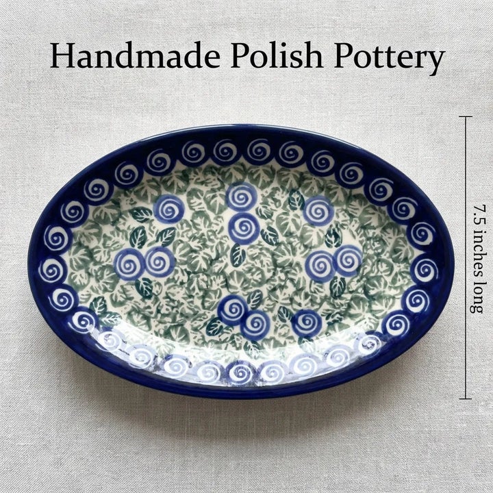 Zaklady Seaside Swirl Salt & Pepper Shaker — Polish Pottery