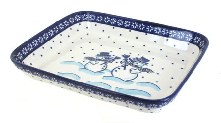 Zaklady Frosty Friend Medium Bakeware — Polish Pottery