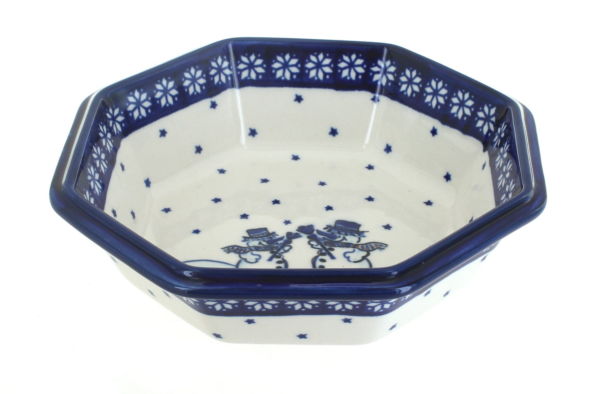 Zaklady Frosty Friend Large Serving Piece — Polish Pottery