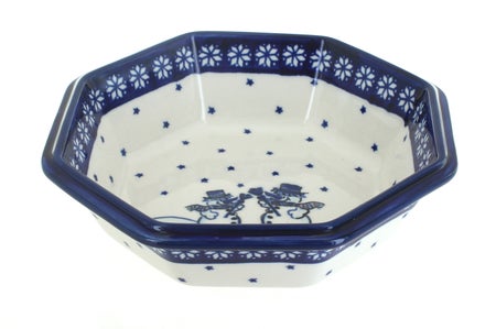 Zaklady Frosty Friend Large Serving Piece — Polish Pottery