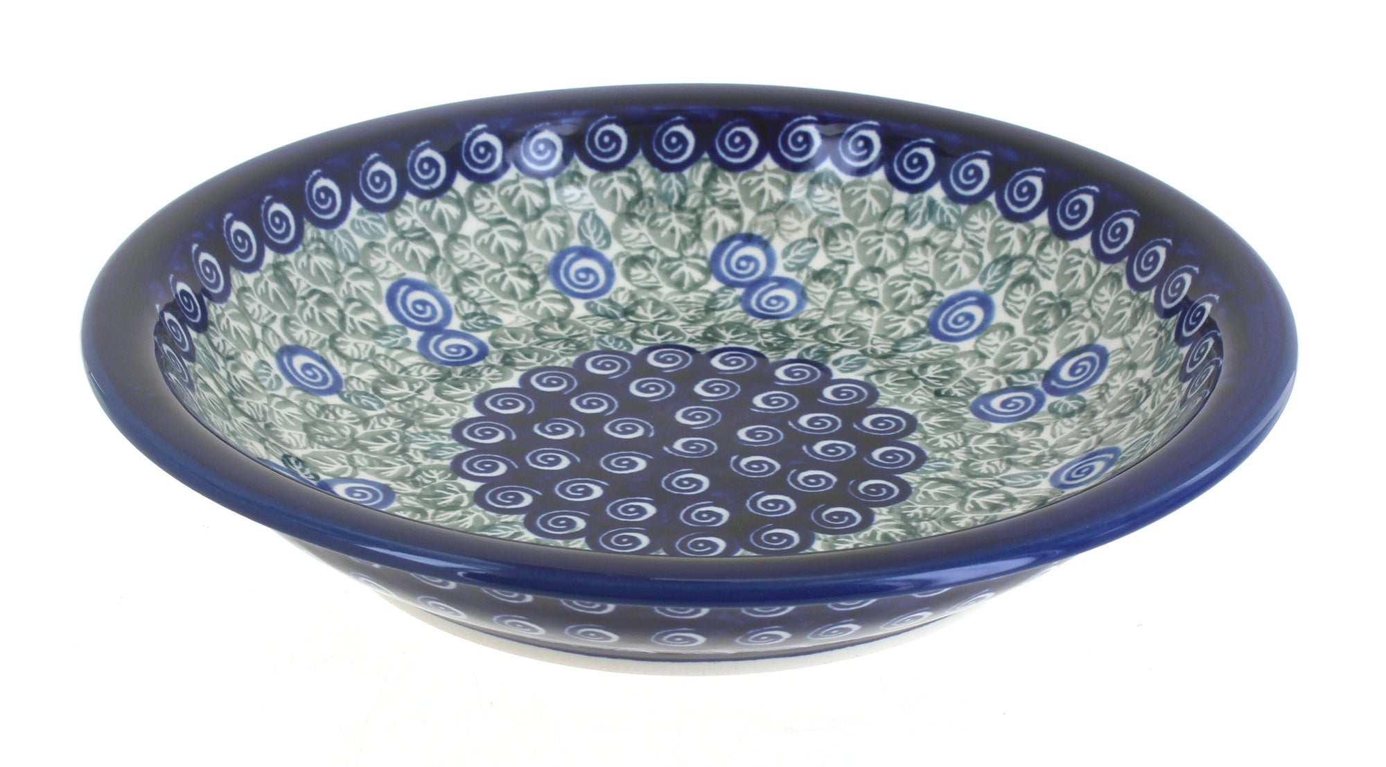 Zaklady Seaside Swirl Dining Plates & Bowls — Polish Pottery