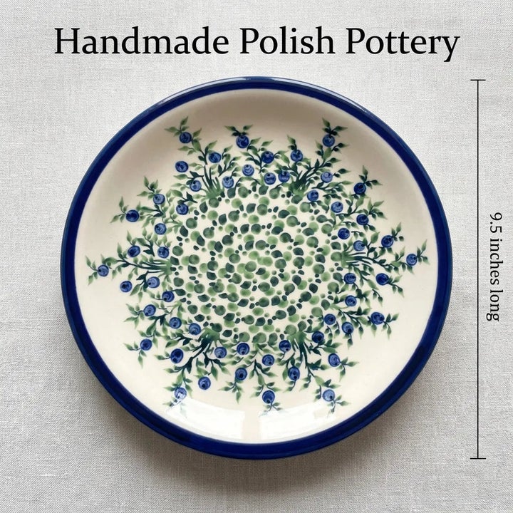 Zaklady Porcelain Vine Dining Plates & Bowls — Polish Pottery