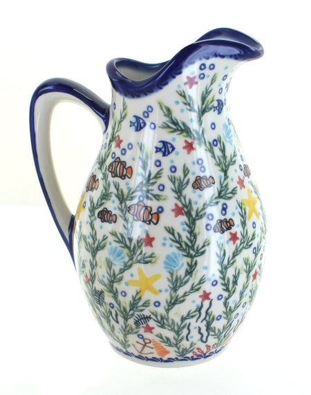 Vena Atlantis Pitcher — Polish Pottery