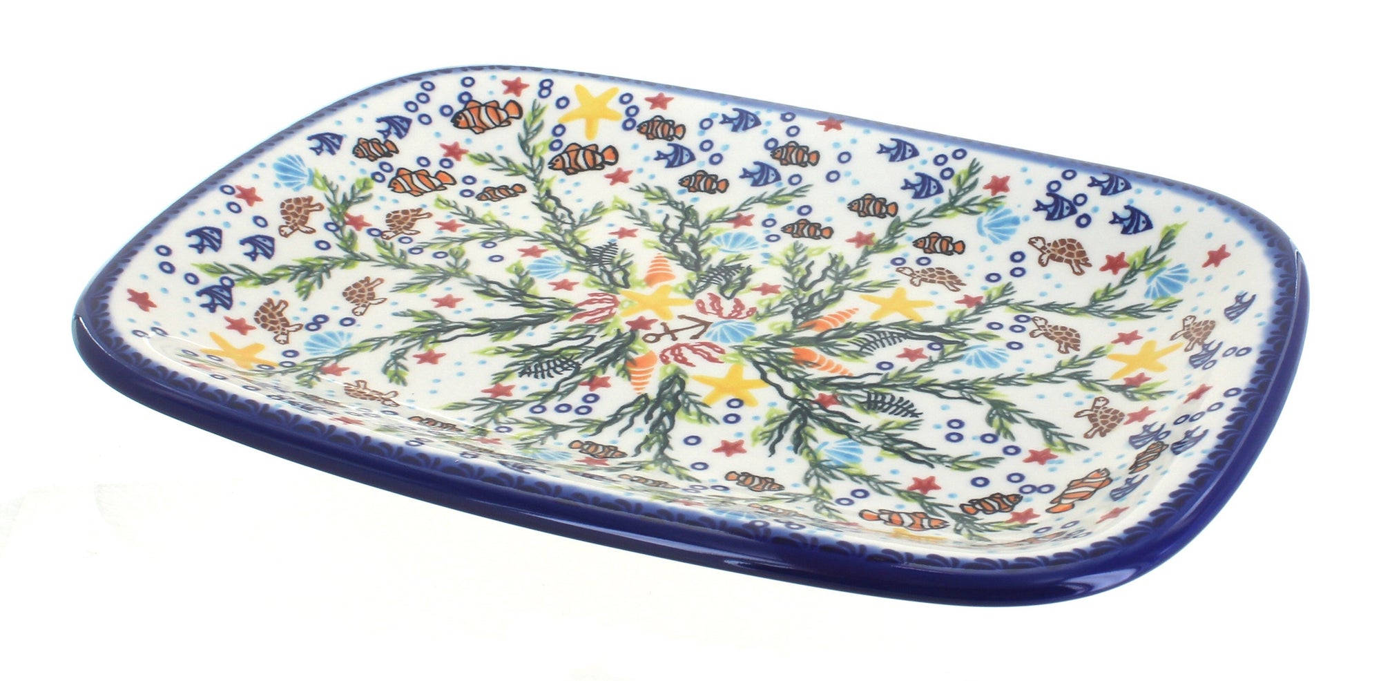 Vena Atlantis Large Serving Piece — Polish Pottery