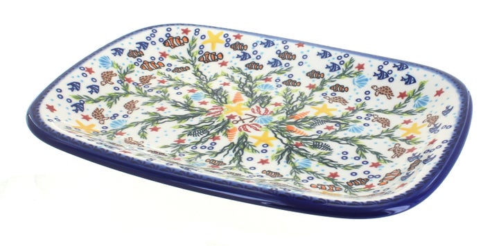 Vena Atlantis Large Serving Piece — Polish Pottery