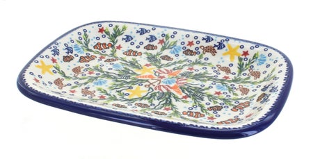 Vena Atlantis Medium Serving Piece — Polish Pottery