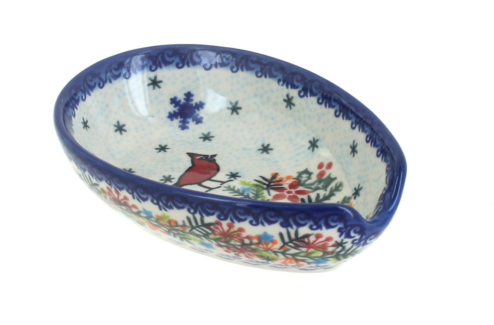 Vena Winter Cardinal Countertop Accessories — Polish Pottery