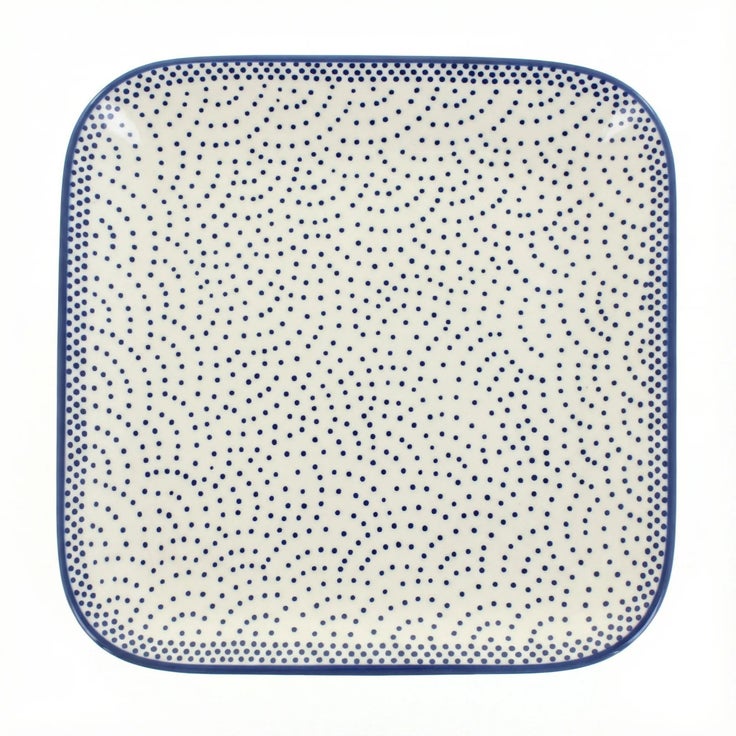Detail image of Manufaktura Small Dots Dining Plates & Bowls — Polish Pottery