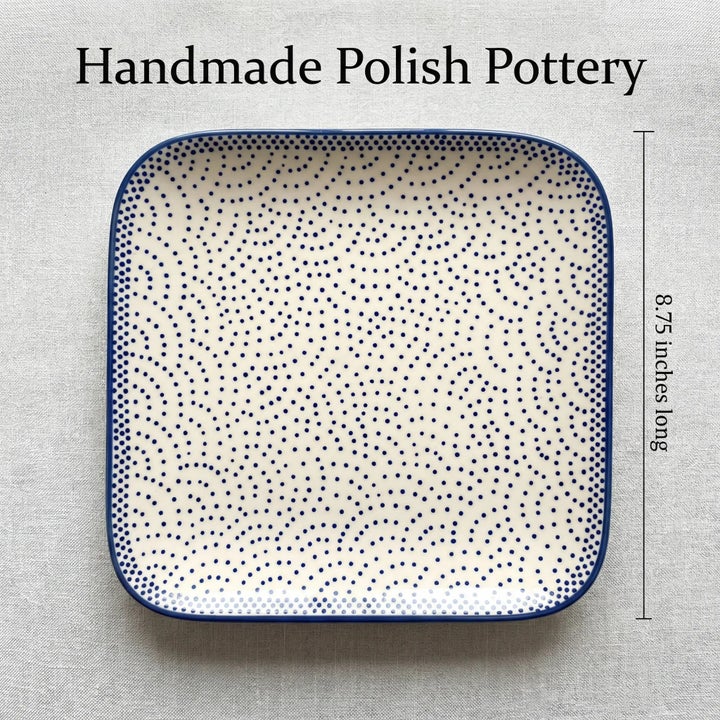 Manufaktura Small Dots Dining Plates & Bowls — Polish Pottery
