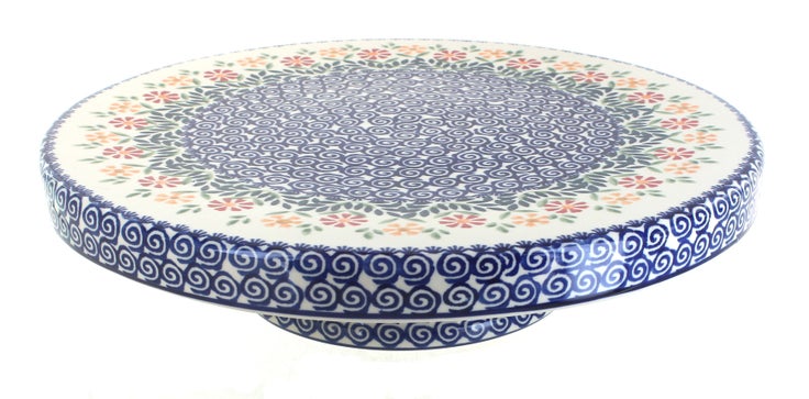 Detail image of Manufaktura Garden Bouquet Large Serving Piece — Polish Pottery