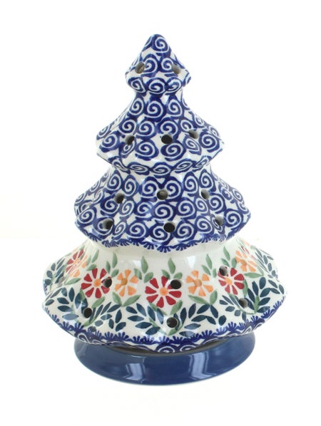 Manufaktura Garden Bouquet Luminary — Polish Pottery