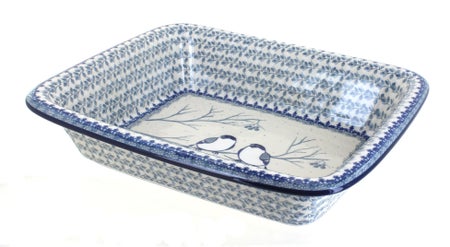 Ceramika Artystyczna Bluebird Medium Bakeware — Polish Pottery