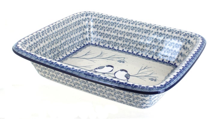 Ceramika Artystyczna Bluebird Medium Bakeware — Polish Pottery