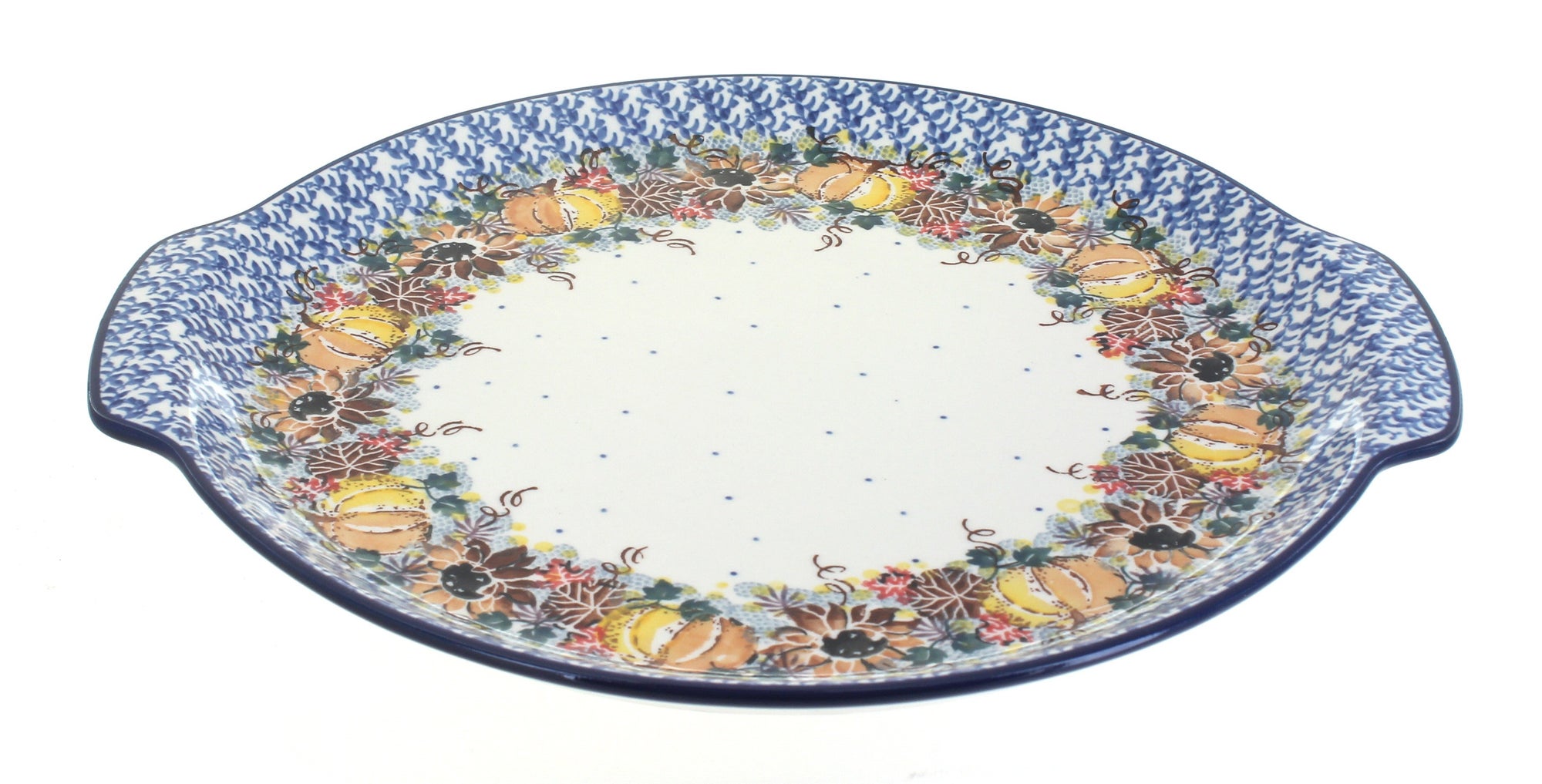 Ceramika Artystyczna Harvest Bounty Large Serving Piece — Polish Pottery