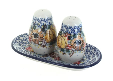Ceramika Artystyczna Harvest Bounty Salt & Pepper Shaker — Polish Pottery