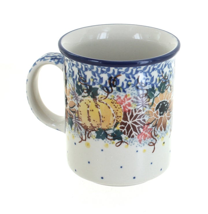 Ceramika Artystyczna Harvest Bounty Mug — Polish Pottery