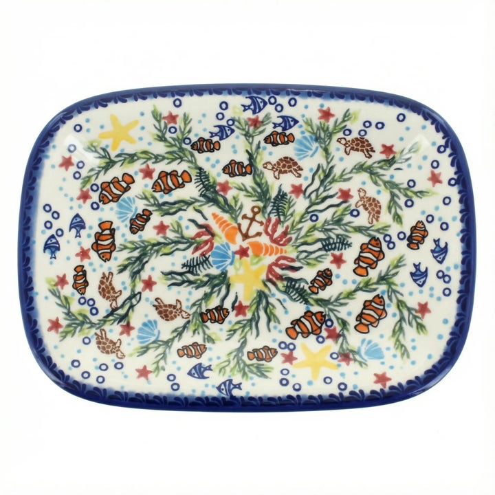 Vena Atlantis Small Serving Piece — Polish Pottery