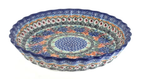 Vena Ashley Pie Plate — Polish Pottery