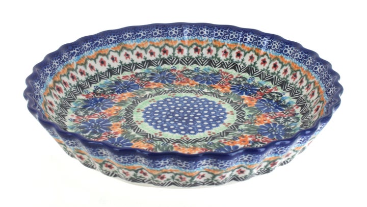 Vena Ashley Pie Plate — Polish Pottery