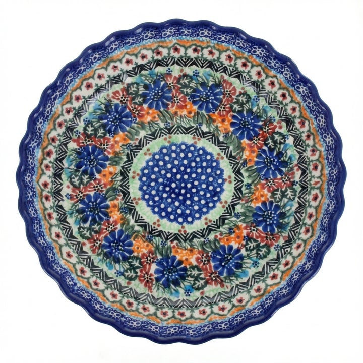Vena Ashley Pie Plate — Polish Pottery