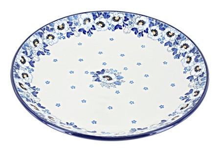 Ceramika Artystyczna Georgia Blue Dining Plates & Bowls — Polish Pottery