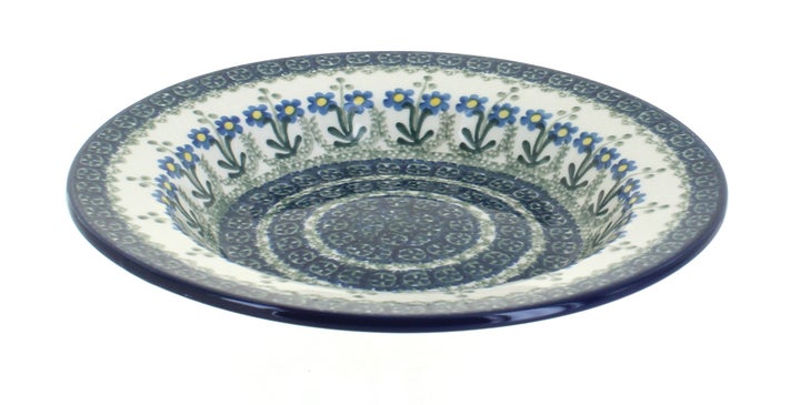 Ceramika Artystyczna Blue Posy Dining Plates & Bowls — Polish Pottery