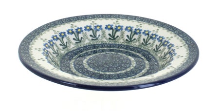 Ceramika Artystyczna Blue Posy Dining Plates & Bowls — Polish Pottery