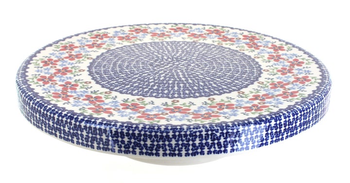 Manufaktura Red Poppy Large Serving Piece — Polish Pottery