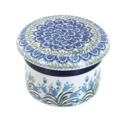 Ceramika Artystyczna Tulip Bouquet Butter Dish — Polish Pottery